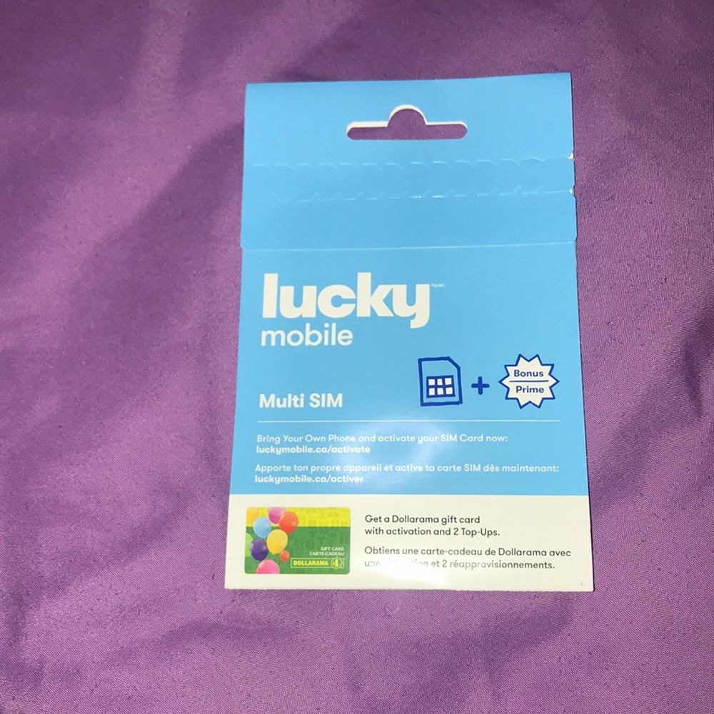 Lucky mobile SIM Card NEW 3G 4g lte data voice pre paid sim cell phone multi sim